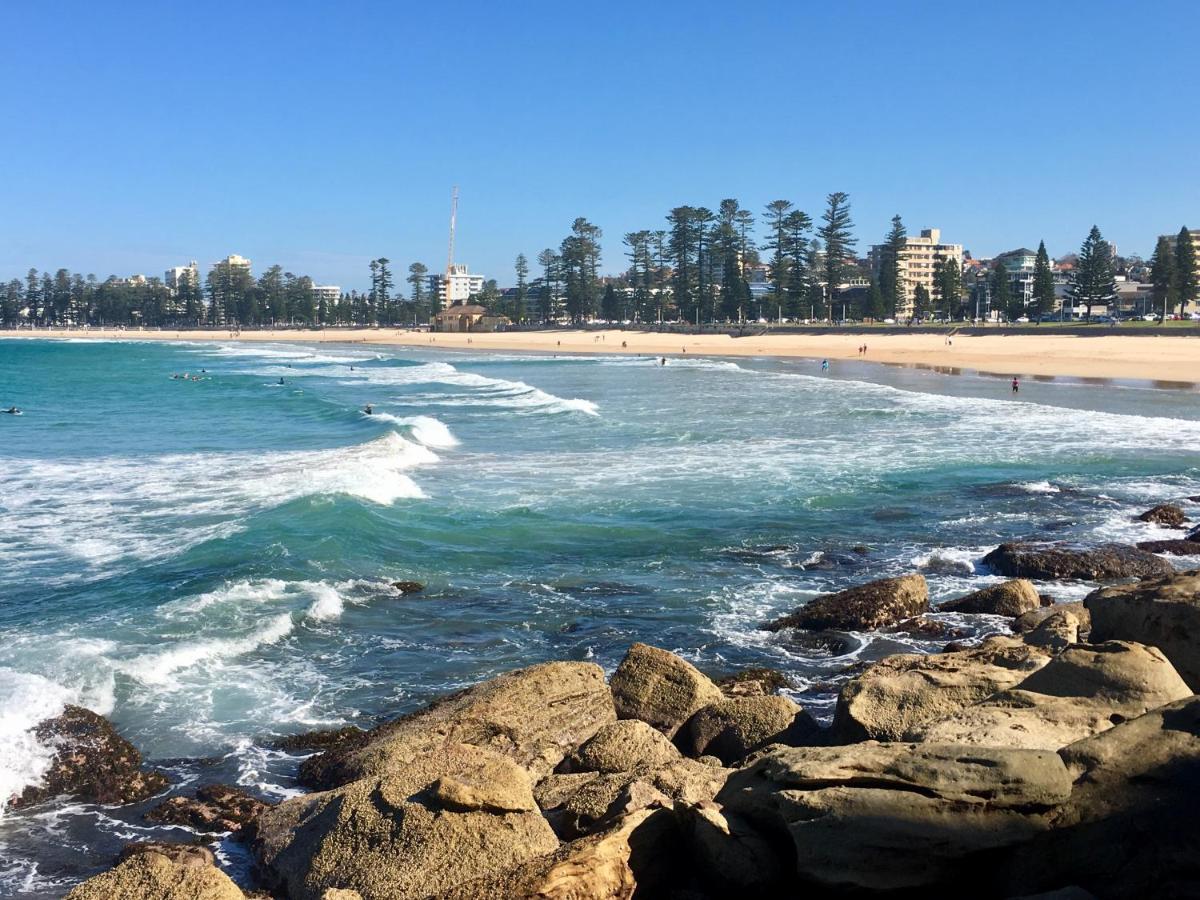 Family Getaway To Manly Beach Plus Free Onsite Parking, Stroll To Beach, Cafes 悉尼 外观 照片